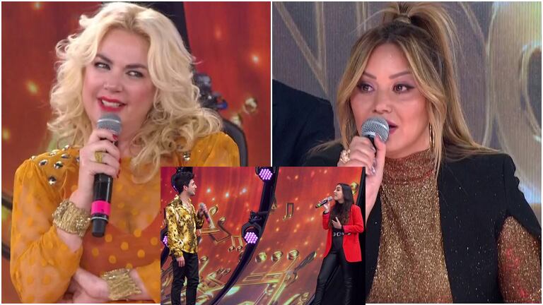 La reacción de Karina la Princesita cuando Esmeralda Mitre le dijo que le gusta su partenaire: "Ahí está la novia, me gustan los dos"