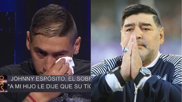 Johnny, el sobrino de Maradona, contó cómo fueron los últimos días de Diego: "Él ya no quería vivir"