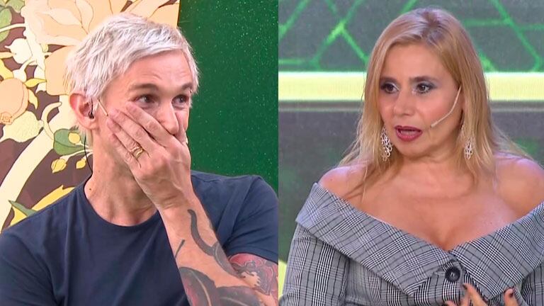 Andrea Politti reaccionó con humor ante el estornudo de un diseñador de Corte y Confección
