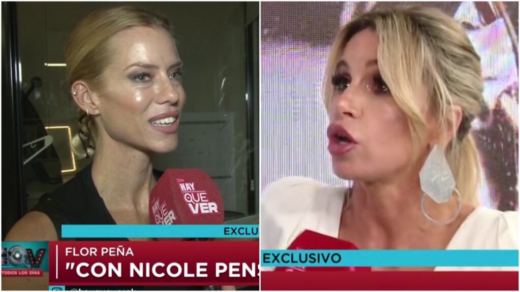 El sincericidio de Flor Peña al hablar de su vínculo con Nicole Neumann tras compartir jurado en el Súper Bailando