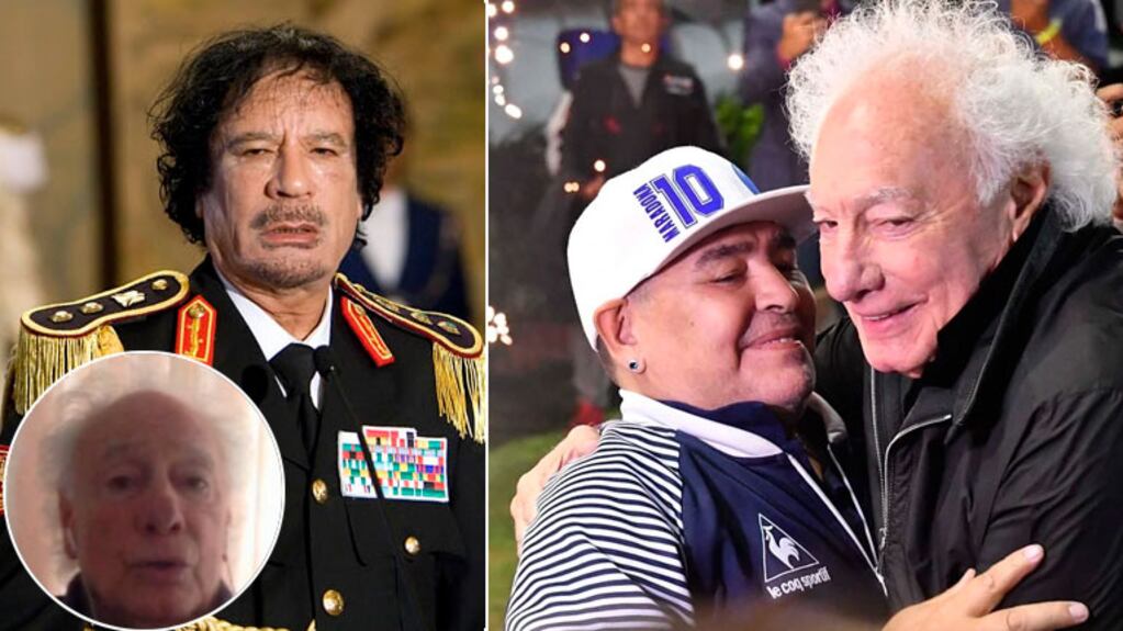 Guillermo Coppola contó cómo fue el insólito encuentro de Diego Maradona con Muammar Gadafi