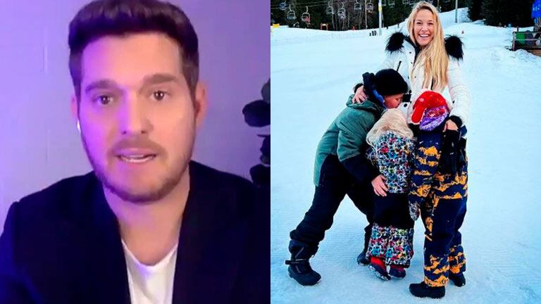 Michael Bublé reveló que Luisana Lopilato y sus hijos no hablan en inglés en su casa
