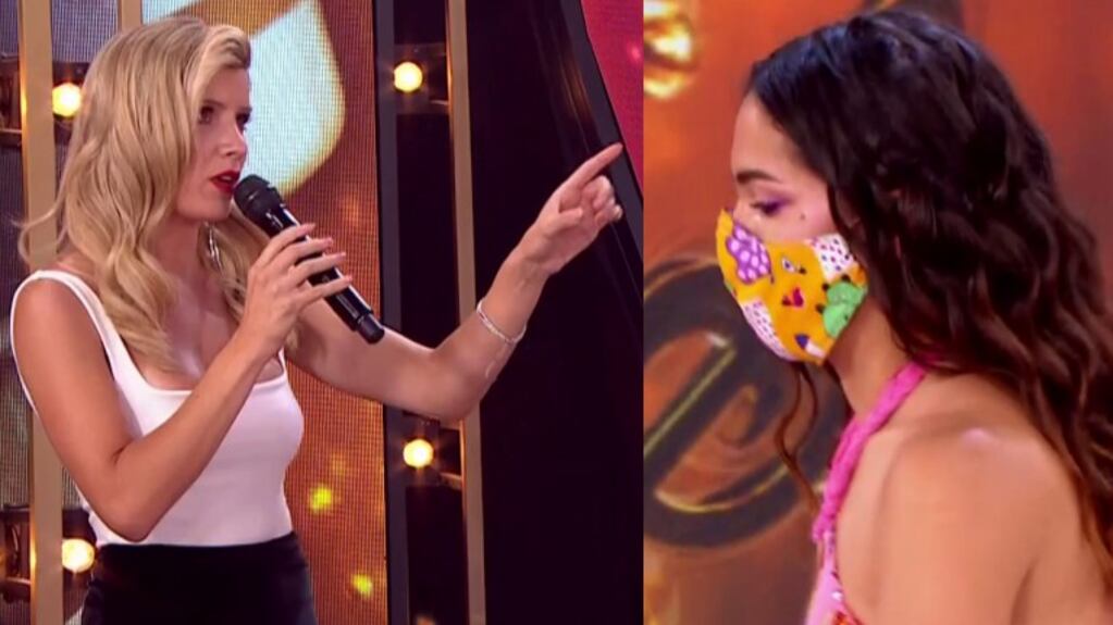 Divertido blooper en el Cantando que Laurita Fernández no pasó por alto: "Yo que vos me sacaría el barbijo"