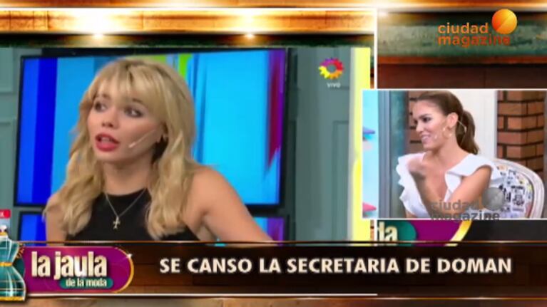 Lucía, la secretaria de Fabián Doman, se cansó