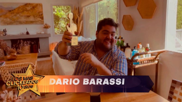 Darío Barassi fue el gran ganador de Los Más Clickeados 10 Años y se llevó el Oro: "Fue un año bisagra e inolvidable"