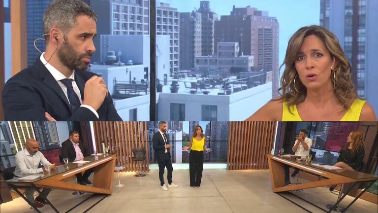 El Pollo Álvarez y Sandra Borghi contaron cómo cambiaron en Nosotros a la mañana para prevenir el coronavirus: "No nos saludamos"