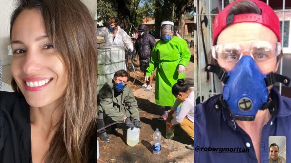 Pampita se mostró orgullosa por la acción solidaria de Roberto García Moritán