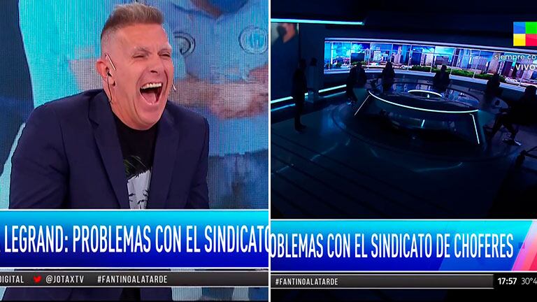 Alejandro Fantino hizo un chiste tan malo que le apagaron las luces del estudio