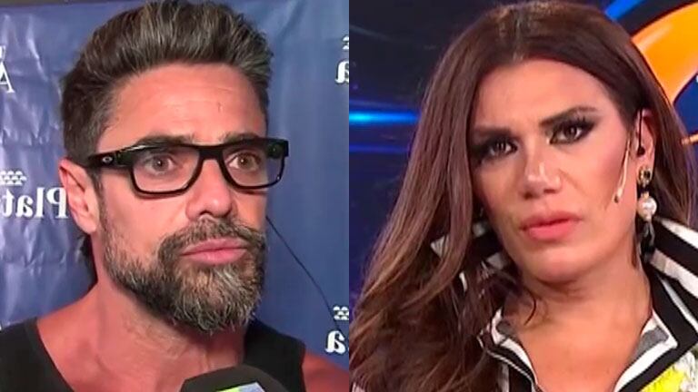 Luciano Castro le reclamó a Flor de la Ve una pregunta que le hizo en pleno móvil