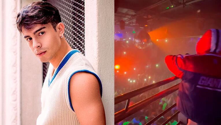 Rusherking cayó de sorpresa a un boliche y causó sensación: el video