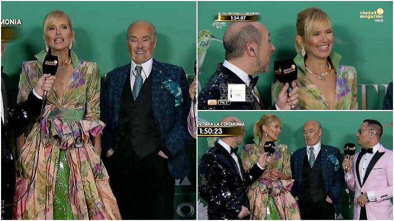 Valeria Mazza, conductora de los Martín Fierro de la Moda, abrió la Alfombra verde de la entrega