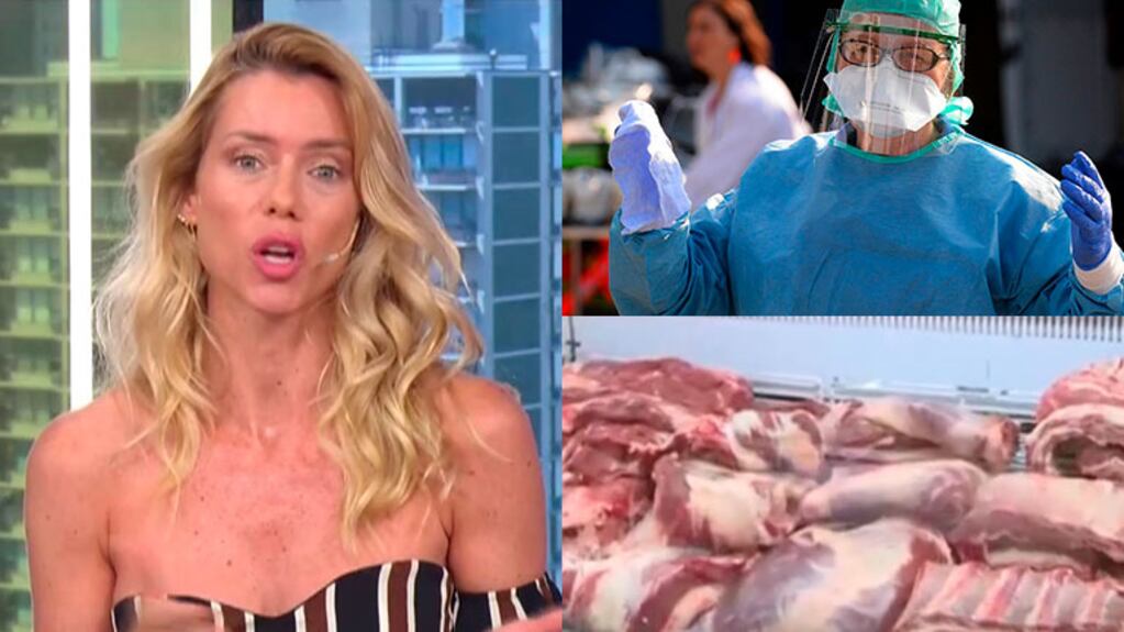 Nicole Neumann criticó el consumo de carne en medio de la pandemia