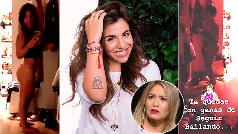 El video de Gianinna Maradona bailando en ropa interior: su respuesta hot a una fan de Karina La Princesita que dijo que tenía el “abdomen hinchado”