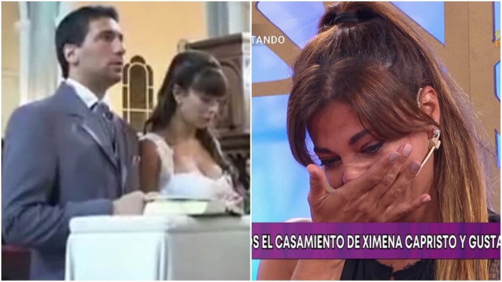 El llanto de Ximena Capristo al ver el video de su casamiento con Gustavo Conti: "Es hermoso"