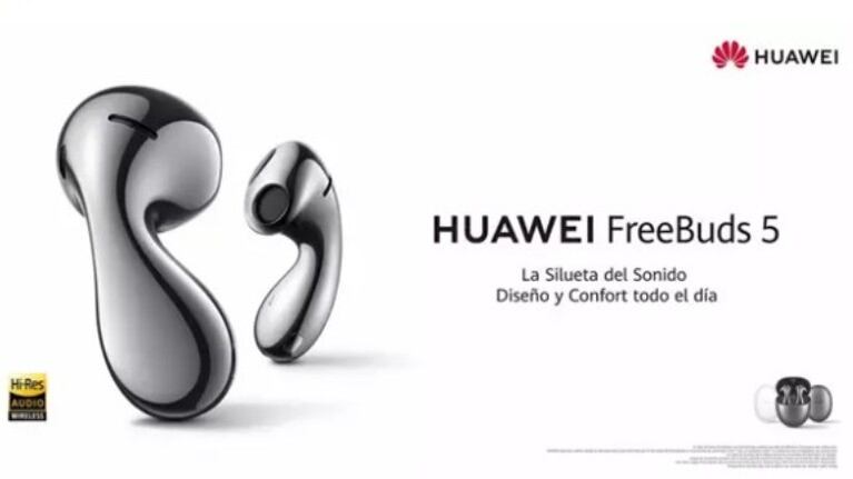 Huawei presenta sus auriculares FreeBuds 5 con un diseño novedoso, una autonomía de 30 horas y sonido mejorado