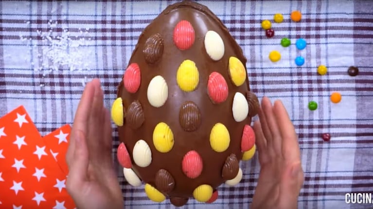 Huevo de pascua gigante, receta