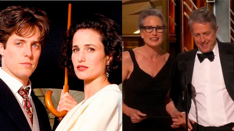 Hugh Grant y Andie MacDowell: los protagonistas de Cuatro bodas y un funeral casi 30 años después