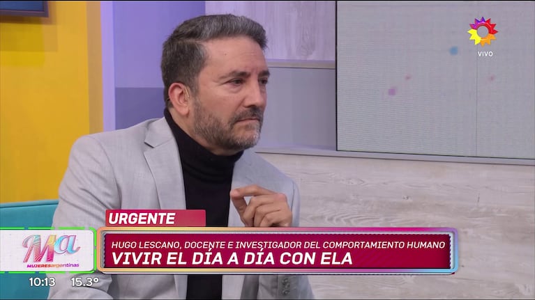 Hugo Lescano habló de su enfermedad ELA (Foto: captura de eltrece).