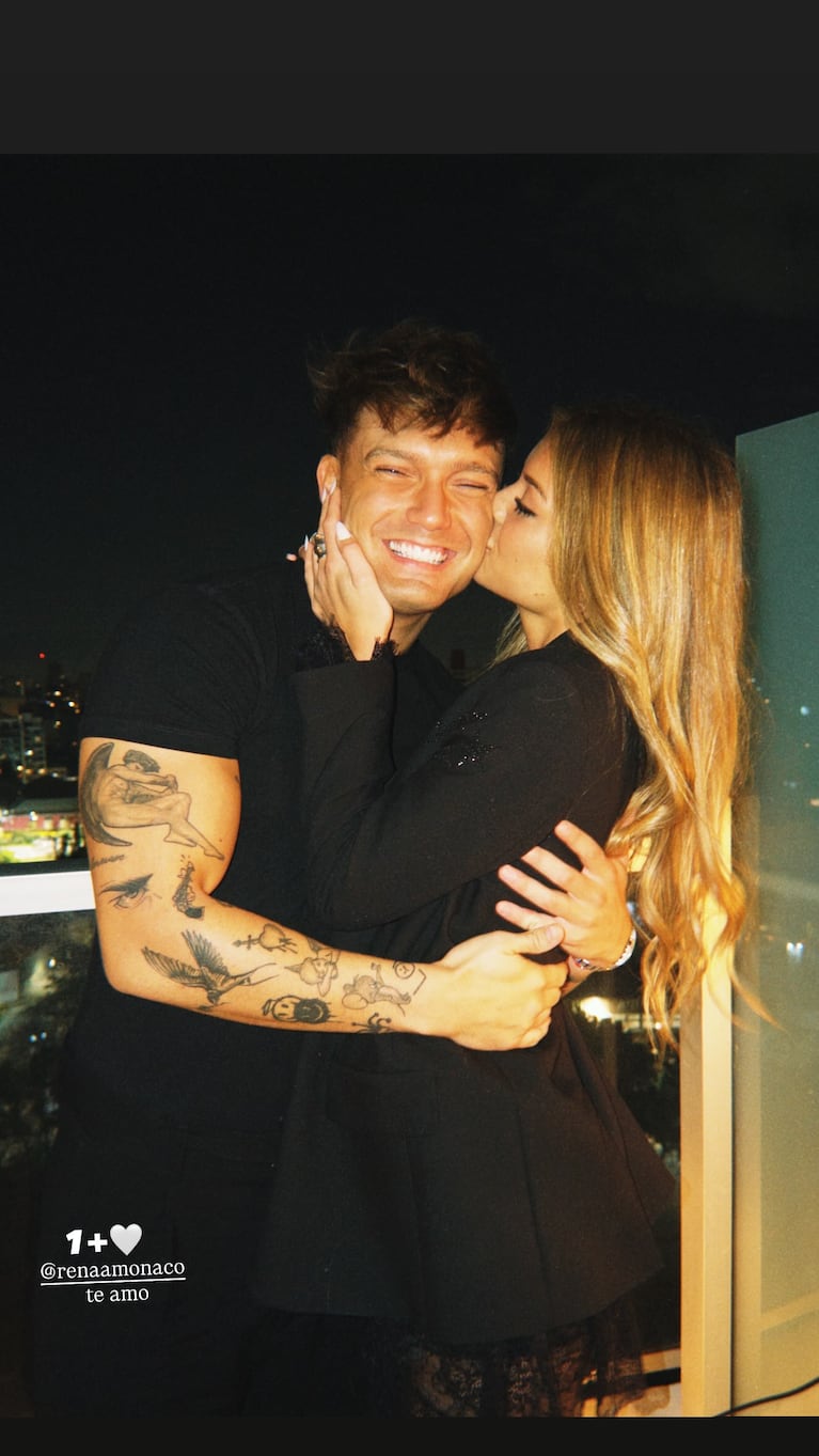 Ian Lucas celebró un nuevo mes de amor con Renata Mónaco y le dedicó un romántico mensaje. Crédito: Instagram