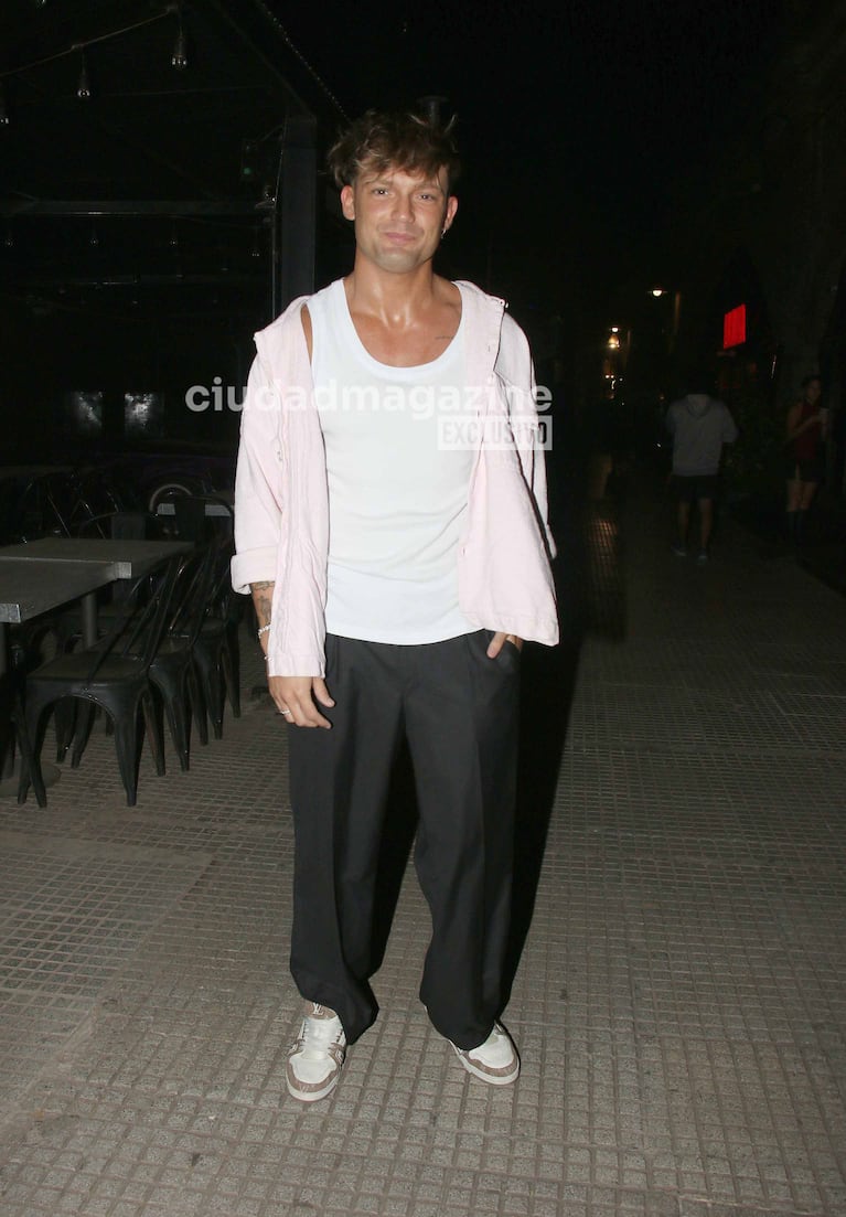 Ian Lucas en el festejo del fin de las grabaciones de Masterchef Celebrity (Foto: Movilpress).