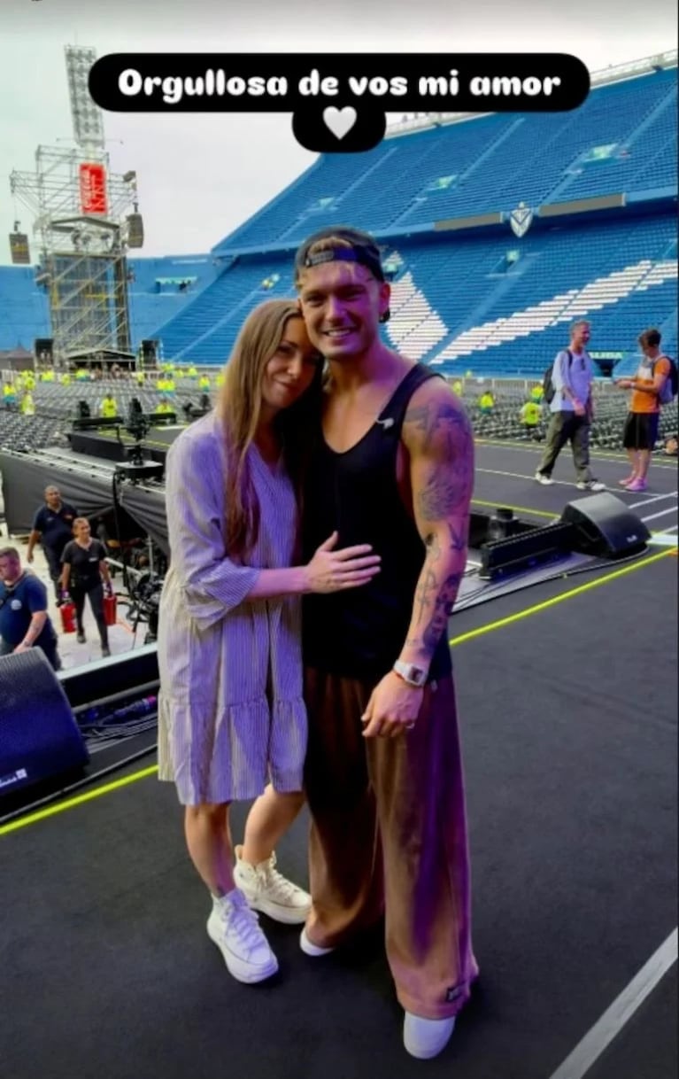 Ian Lucas y Eliana, su mamá