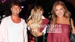 Ian Lucas y Evangelina Anderson en la fiesta del fin de las grabaciones de Masterchef Celebrity (Fotos: Movilpress).