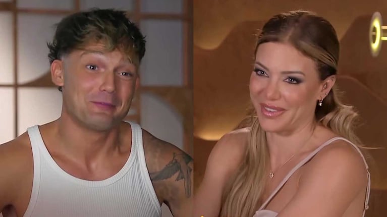 Ian Lucas y Evangelina Anderson (Foto: captura Telefe)