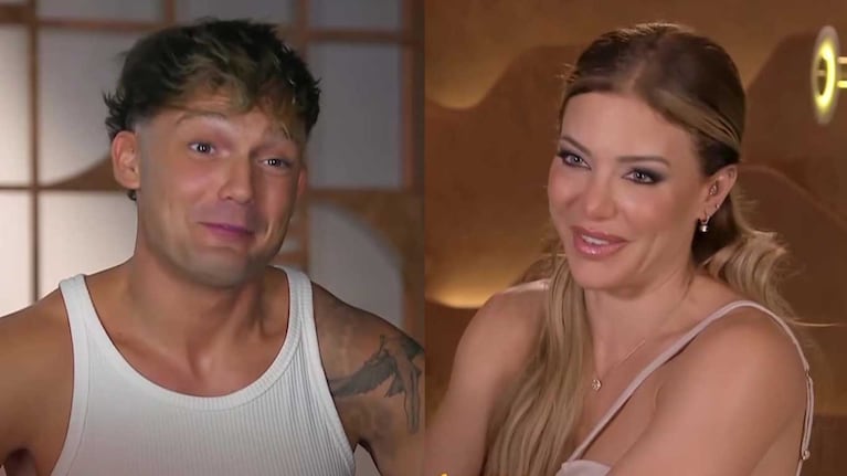 Ian Lucas y Evangelina Anderson (Foto: captura Telefe)