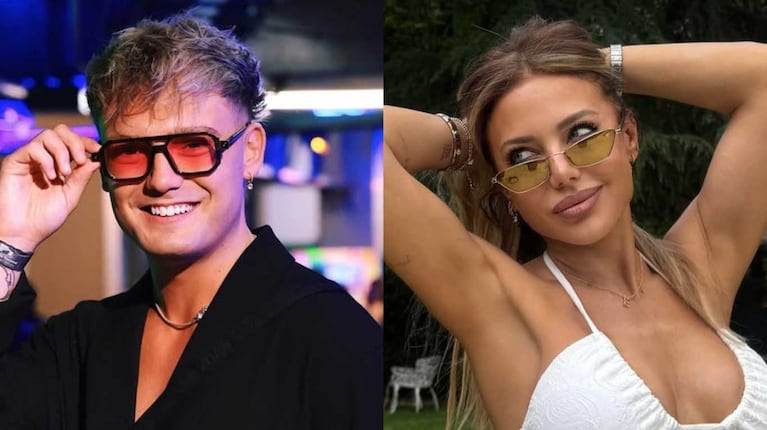 Ian Lucas y Evangelina Anderson (Fotos: Instagram @ianlucas y @evangelinaanderson)