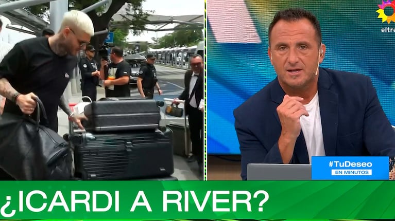 ¿Icardi a River? (Captura de Arriba Argentinos, eltrece)
