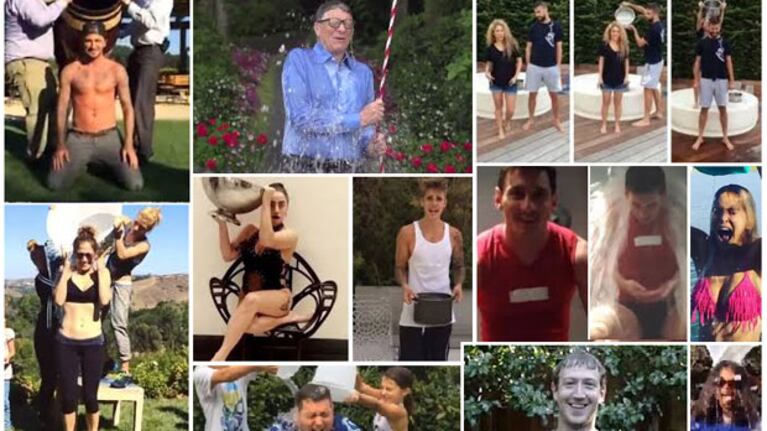 Ice Bucket Challenge: el desafío solidario que da la vuelta al mundo y deja helados a los famosos. (Foto: Web)