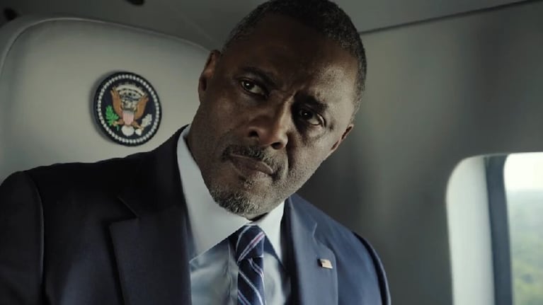 Idris Elba encarna al presidente de los Estados Unidos.