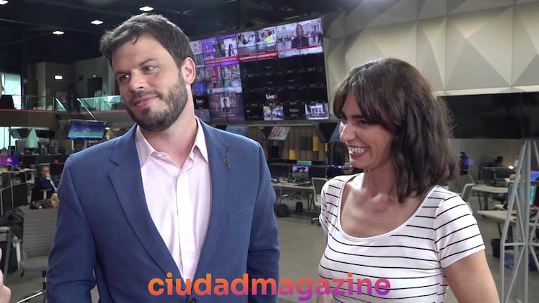 Ignacio Nacho Otero y Valeria Sampedro con Ciudad.