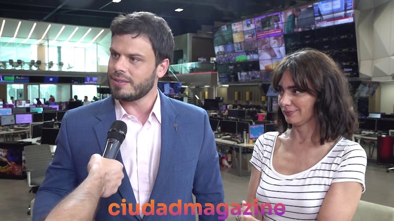 Ignacio Nacho Otero y Valeria Sampedro con Ciudad.