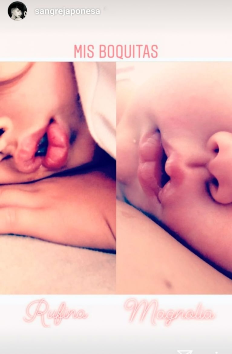 ¡Igualitas a mamá! China Suárez y el rasgo que heredaron sus hijas: "Mis boquitas"