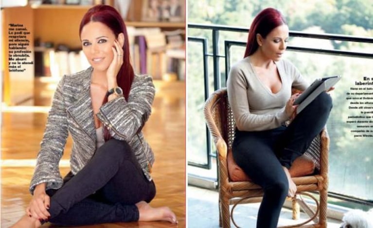 Iliana Calabró enamoradísima de Fabián Rossi, en el momento más difícil del matrimonio (Foto: Revista Gente)