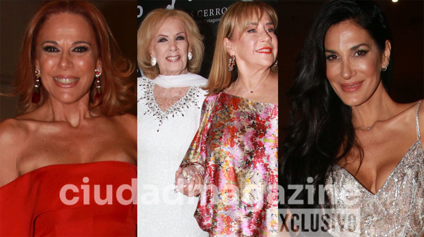 Iliana Calabró, Mirtha Legrand, Marcela Tinayre y Silvina Escudero en la Gala del Hospital Rivadavia (Foto: Movilpress).