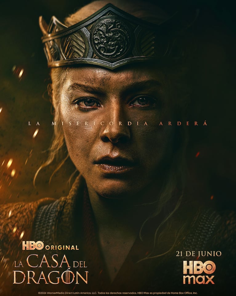 Imagen promocional de La Casa del Dragón (Foto: gentileza HBO Max)