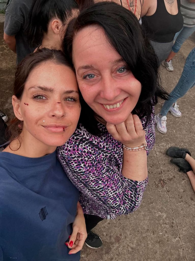 Imagenes de la China Suárez en "En el Barro 2" . Instagram @sangrejaponesa