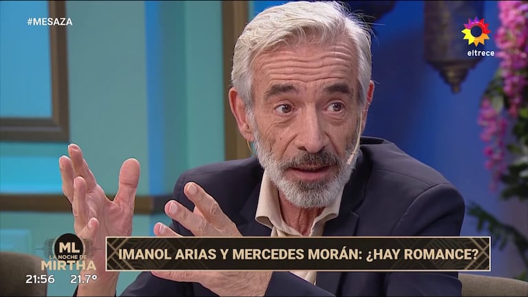 Imanol Arias en La Noche de Mirtha.