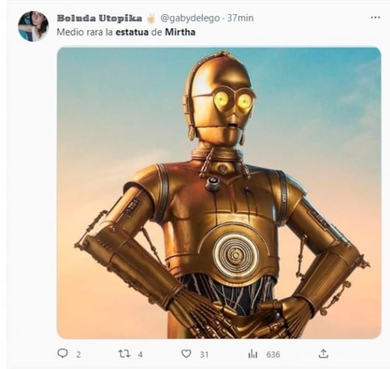 Inauguraron una estatua de Mirtha Legrand y en las redes estallaron los memes