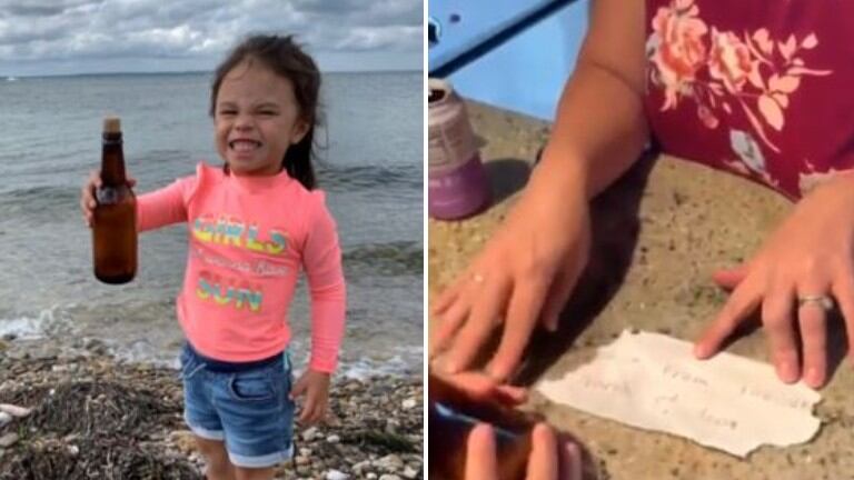 Increíble: encuentran una botella con un mensaje de hace 11 años
