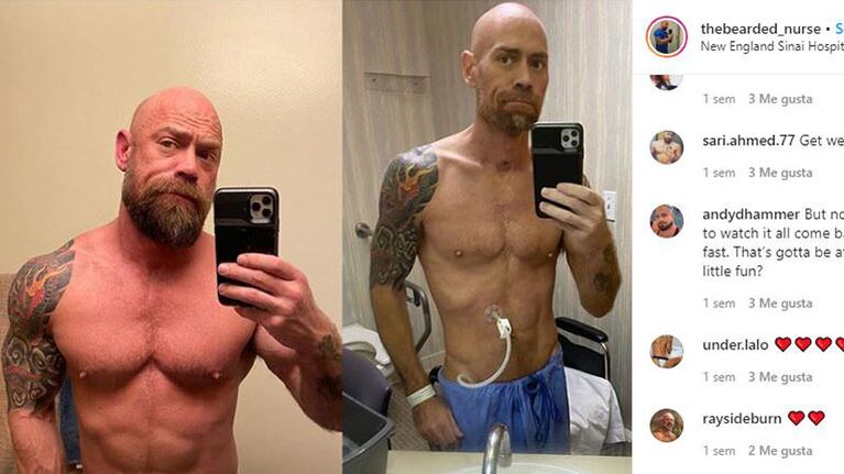 Increíble: tuvo coronavirus y perdió toda la musculatura que había ganado en el gimnasio