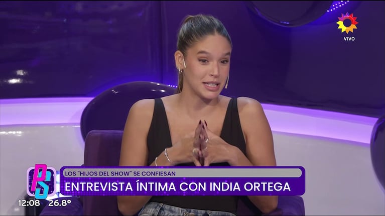 India Ortega, la hija de Ana Paula Dutil y Emanuel Ortega.