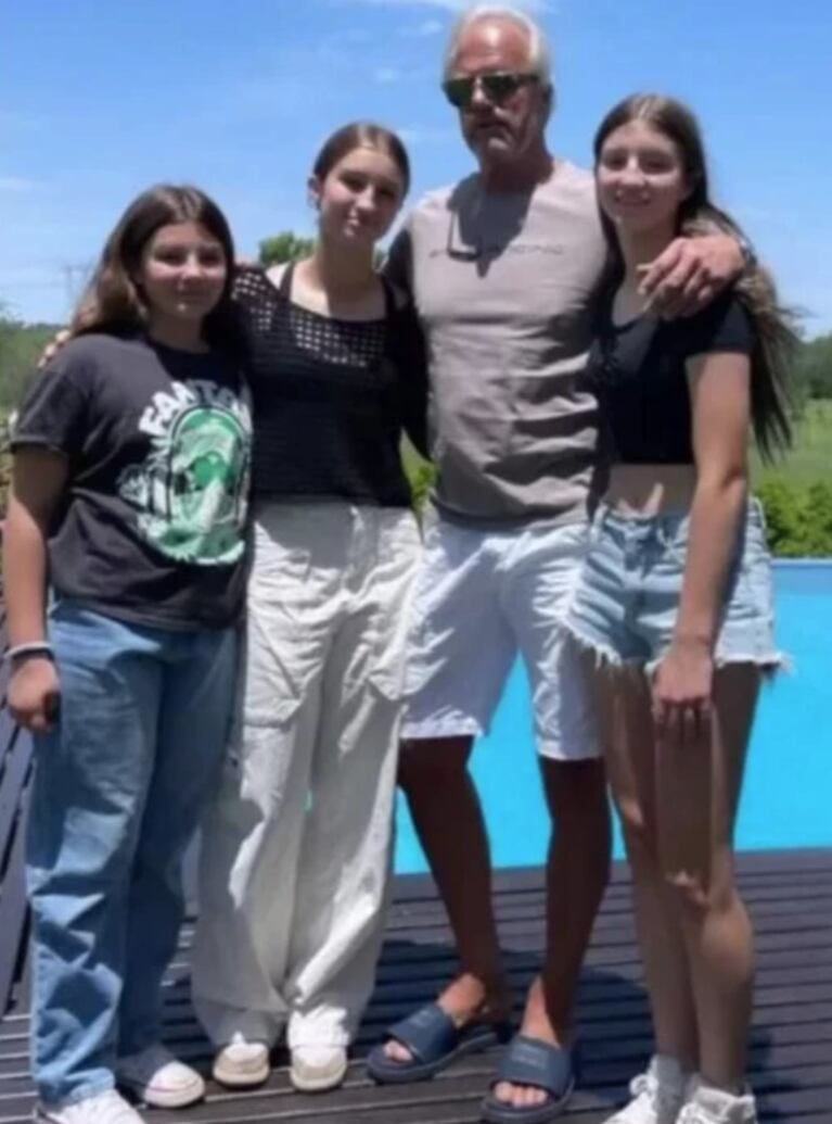 Indiana Cubero se reencontró con su abuelo Bernard, el papá de Nicole Neumann: la foto familiar que sorprendió