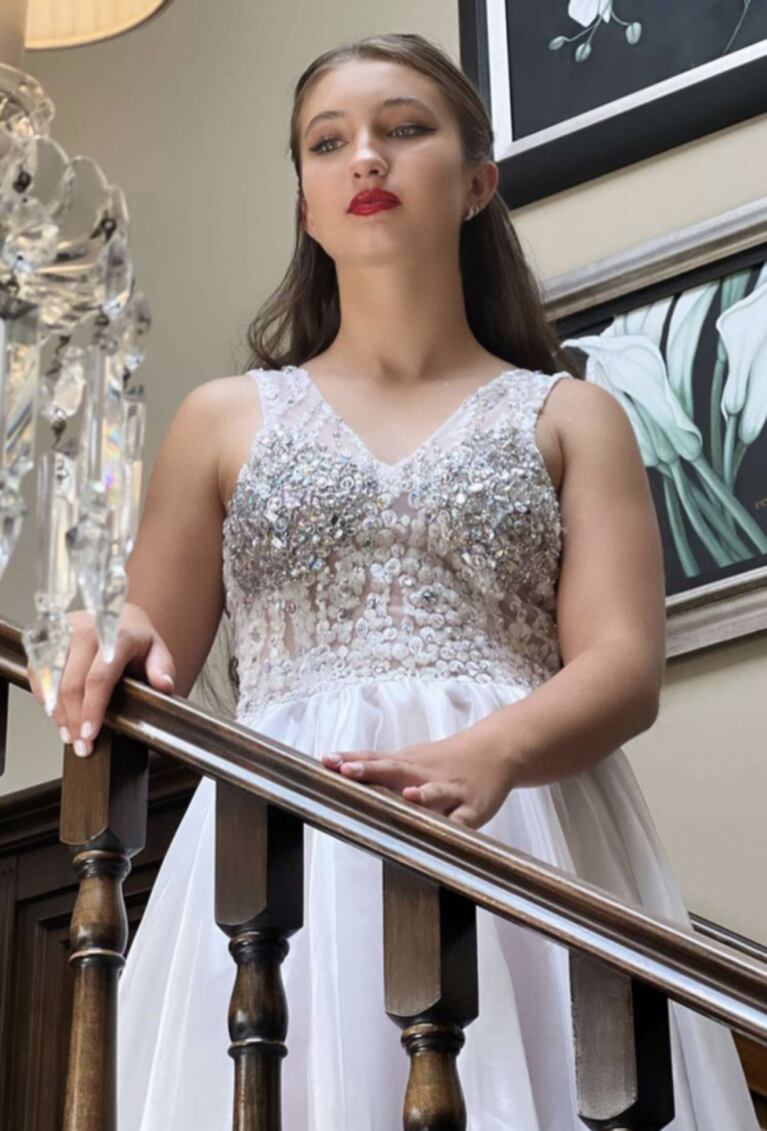 Indiana, la hija de Fabián Cubero y Nicole Neumann, se vistió de novia