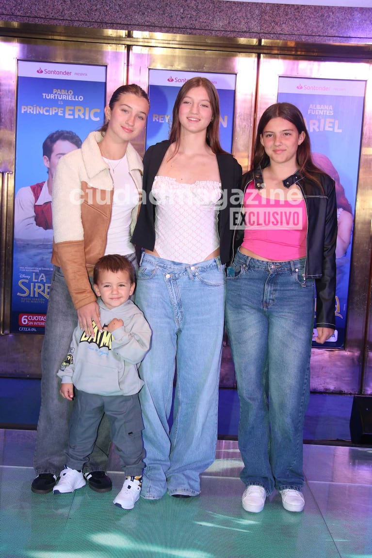 Indiana, Sienna, Allegra y Luca Cubero (Foto: Movilpress)