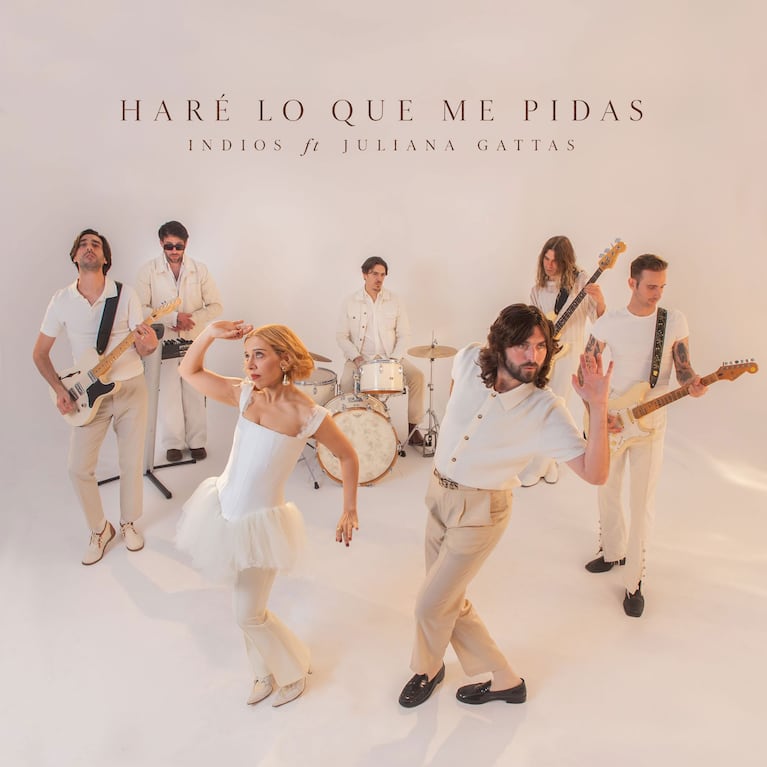 Indios y Juliana Gattas se unen en “Haré lo que me pidas”, una colaboración con alma de hit (foto de prensa)