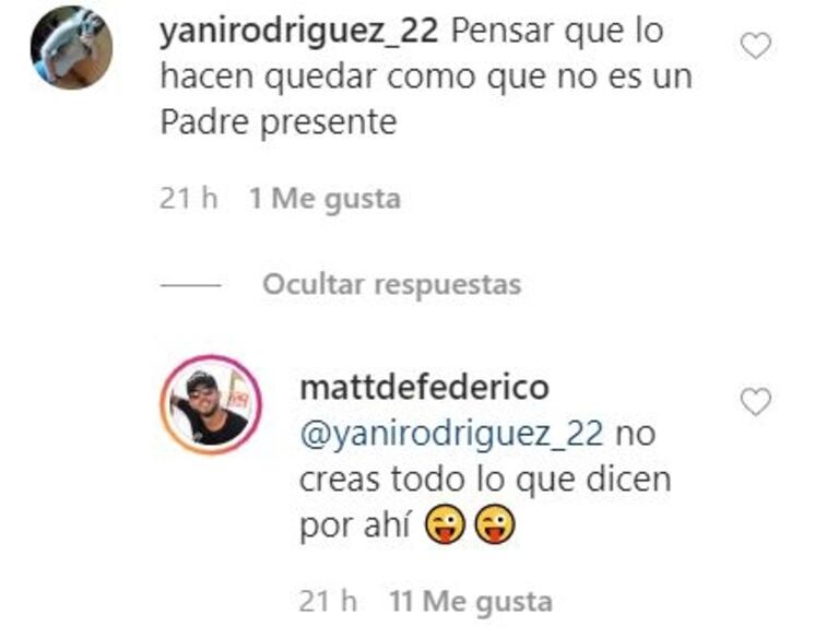 Inesperado elogio de Matías Defederico a Cinthia Fernández: "Es una gran madre, sin dudas"