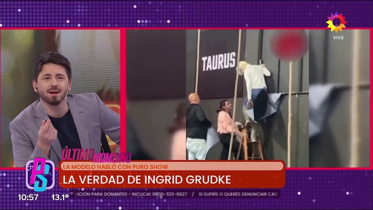 Ingrid Grudke fue denunciada en Misiones (Foto: captura de eltrece).